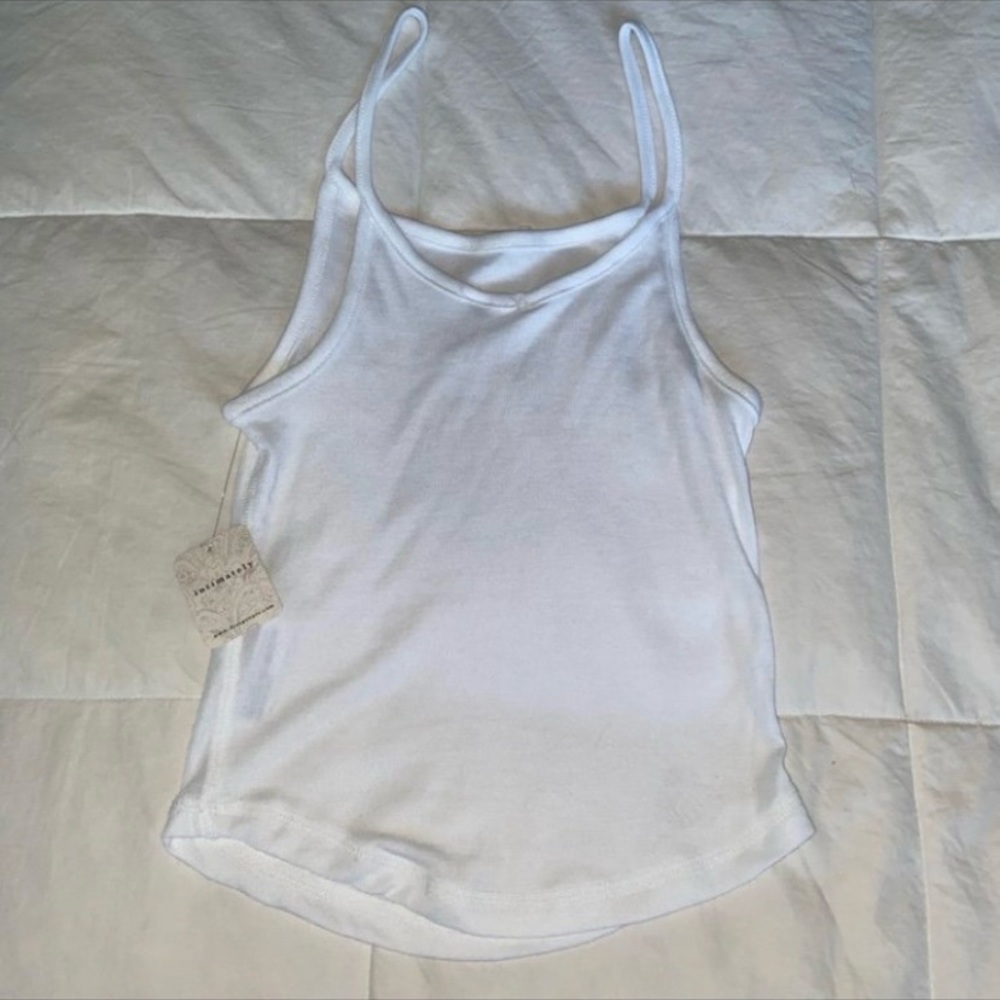 Free People White Tank Top - Picture 2 of 5
